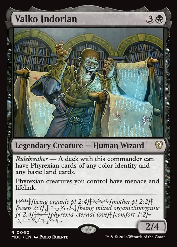 Valko Indorian — Magic: The Gathering card